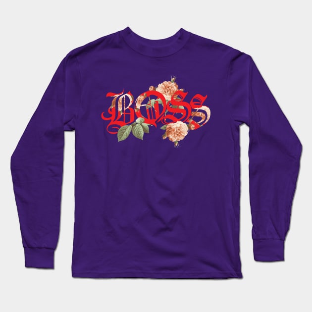 Like A Boss Long Sleeve T-Shirt by Mobykat